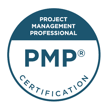 PMP certification logo on a white background